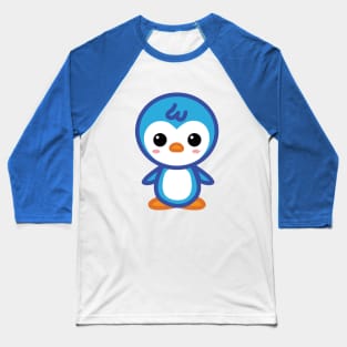 Blue Penguin Baseball T-Shirt